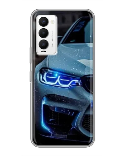 Чехол для TECNO Camon 18 / Camon 18P с картинкой «Взгляд BMW с синими фарами» Чехол для TECNO Camon 18 / Camon 18P с картинкой «Взгляд BMW с синими фарами»