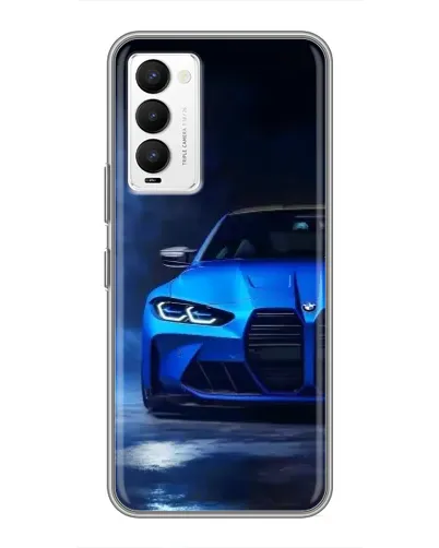 Чехол для TECNO Camon 18 / Camon 18P с картинкой «Голубая BMW M4» Чехол для TECNO Camon 18 / Camon 18P с картинкой «Голубая BMW M4»