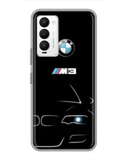 Чехол для TECNO Camon 18 / Camon 18P с картинкой «Минималистичный принт BMW M3»