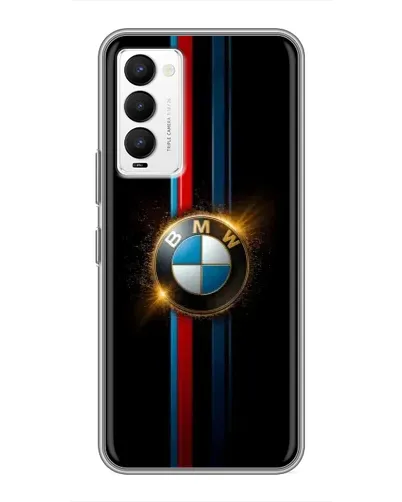 Чехол для TECNO Camon 18 / Camon 18P с картинкой «BMW M-Power неон» Чехол для TECNO Camon 18 / Camon 18P с картинкой «BMW M-Power неон»