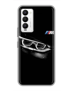 Чехол для TECNO Camon 18 / Camon 18P с картинкой «BMW — взгляд тигра»