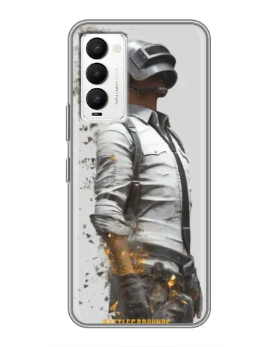 Чехол для TECNO Camon 18 / Camon 18P с картинкой «PUBG — боец в пыли» Чехол для TECNO Camon 18 / Camon 18P с картинкой «PUBG — боец в пыли»