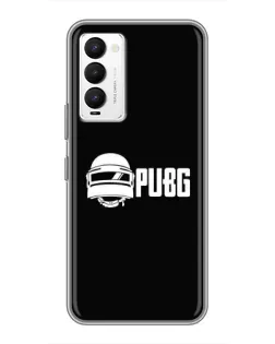Чехол для TECNO Camon 18 / Camon 18P с картинкой «PUBG — классический лого»