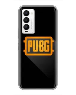 Чехол для TECNO Camon 18 / Camon 18P с картинкой «PUBG — рамка лого»