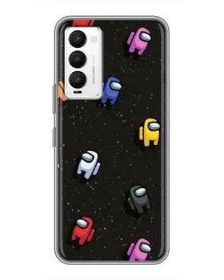 Чехол для TECNO Camon 18 / Camon 18P с картинкой «Космический паттерн Among Us» Чехол для TECNO Camon 18 / Camon 18P с картинкой «Космический паттерн Among Us»