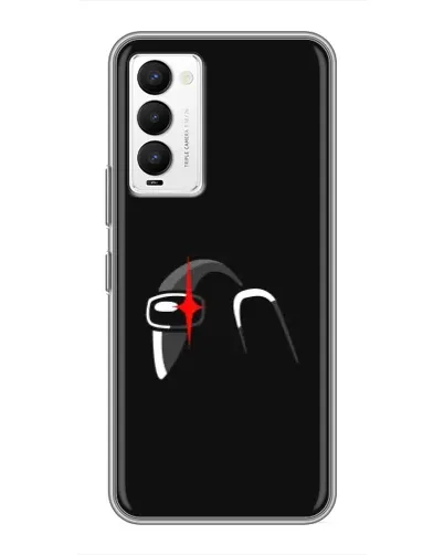 Чехол для TECNO Camon 18 / Camon 18P с картинкой «Among Us шлем»
