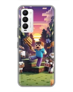 Чохол для TECNO Camon 18 / Camon 18P з картинкою «Стів на фермі» Чохол для TECNO Camon 18 / Camon 18P з картинкою «Стів на фермі»