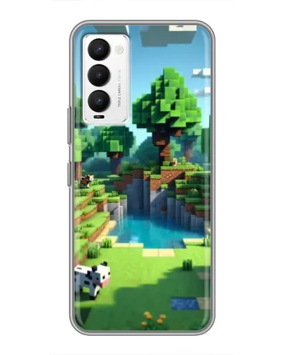 Чехол для TECNO Camon 18 / Camon 18P с картинкой «Minecraft летний день» Чехол для TECNO Camon 18 / Camon 18P с картинкой «Minecraft летний день»