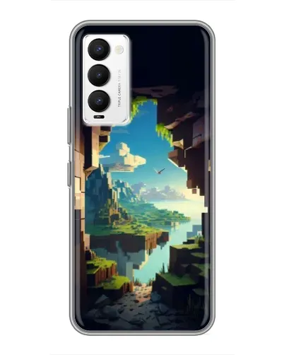 Чехол для TECNO Camon 18 / Camon 18P с картинкой «Вид из пещеры» Чехол для TECNO Camon 18 / Camon 18P с картинкой «Вид из пещеры»