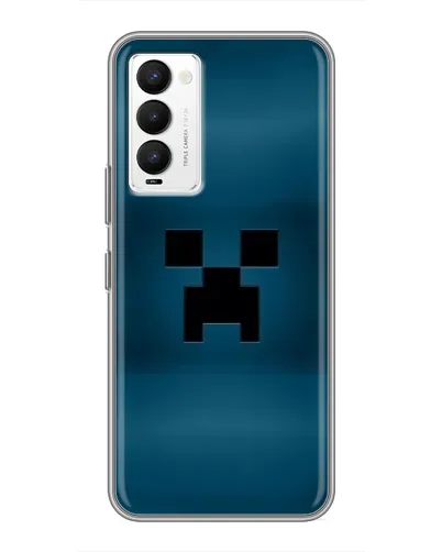 Чехол для TECNO Camon 18 / Camon 18P с картинкой «Крипер текстура» Чехол для TECNO Camon 18 / Camon 18P с картинкой «Крипер текстура»