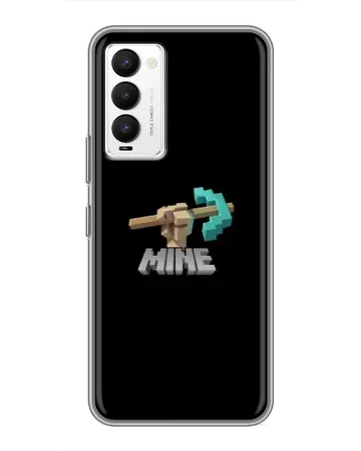 Чехол для TECNO Camon 18 / Camon 18P с картинкой «Алмазная кирка» Чехол для TECNO Camon 18 / Camon 18P с картинкой «Алмазная кирка»