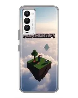 Чехол для TECNO Camon 18 / Camon 18P с картинкой «Небесный остров»