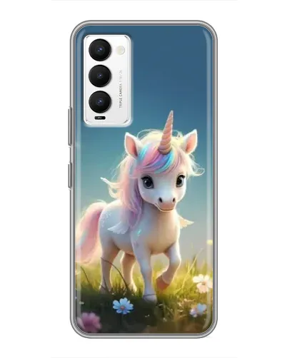 Чехол для TECNO Camon 18 / Camon 18P с картинкой «Единорог на поляне» Чехол для TECNO Camon 18 / Camon 18P с картинкой «Единорог на поляне»