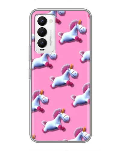 Чехол для TECNO Camon 18 / Camon 18P с картинкой «Единороги на розовом» Чехол для TECNO Camon 18 / Camon 18P с картинкой «Единороги на розовом»