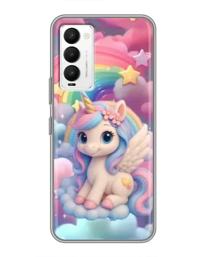 Чехол для TECNO Camon 18 / Camon 18P с картинкой «Маленький единорог» Чехол для TECNO Camon 18 / Camon 18P с картинкой «Маленький единорог»