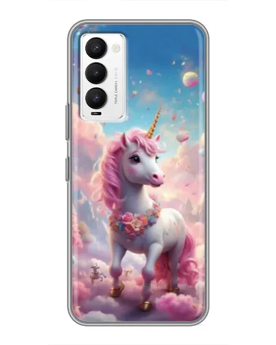 Чехол для TECNO Camon 18 / Camon 18P с картинкой «Единорог среди облаков» Чехол для TECNO Camon 18 / Camon 18P с картинкой «Единорог среди облаков»