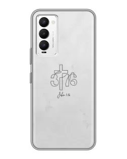 Чехол для TECNO Camon 18 / Camon 18P с картинкой «Иоанна 3:16 Крест» Чехол для TECNO Camon 18 / Camon 18P с картинкой «Иоанна 3:16 Крест»