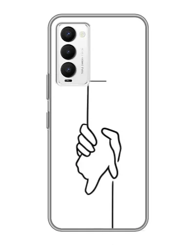 Чехол для TECNO Camon 18 / Camon 18P с картинкой «Рука держит» Чехол для TECNO Camon 18 / Camon 18P с картинкой «Рука держит»