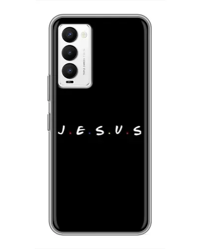 Чехол для TECNO Camon 18 / Camon 18P с картинкой «Точки веры J.E.S.U.S.» Чехол для TECNO Camon 18 / Camon 18P с картинкой «Точки веры J.E.S.U.S.»