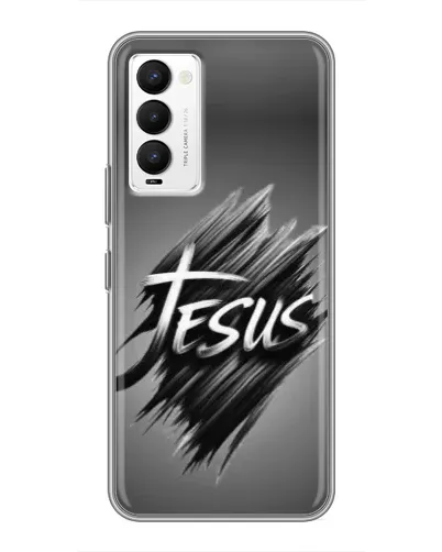 Чехол для TECNO Camon 18 / Camon 18P с картинкой «Надпись Jesus Graffiti» Чехол для TECNO Camon 18 / Camon 18P с картинкой «Надпись Jesus Graffiti»