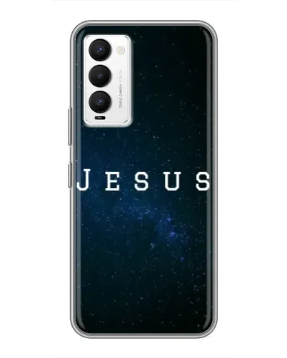 Чехол для TECNO Camon 18 / Camon 18P с картинкой «Звездное небо Jesus» Чехол для TECNO Camon 18 / Camon 18P с картинкой «Звездное небо Jesus»