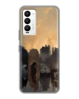 Чехол для TECNO Camon 18 / Camon 18P с картинкой «Дорога к вере»
