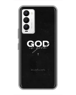 Чехол для TECNO Camon 18 / Camon 18P с картинкой «GOD — Бог над всем»