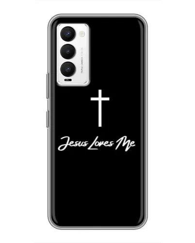 Чехол для TECNO Camon 18 / Camon 18P с картинкой «Иисус любит тебя» Чехол для TECNO Camon 18 / Camon 18P с картинкой «Иисус любит тебя»