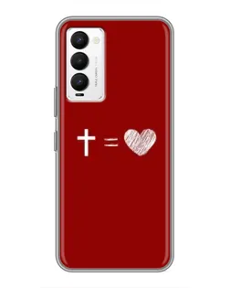 Чохол для TECNO Camon 18 / Camon 18P з картинкою «Рівняння любові»
