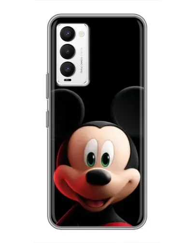 Чехол для TECNO Camon 18 / Camon 18P с картинкой «Улыбающийся Микки Маус»