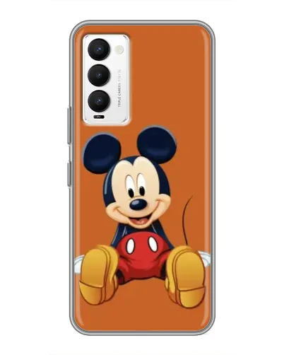 Чехол для TECNO Camon 18 / Camon 18P с картинкой «Микки отдыхает»