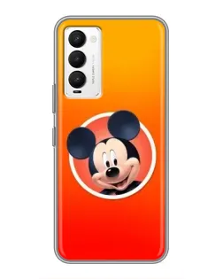 Чехол для TECNO Camon 18 / Camon 18P с картинкой «Mickey в круге»