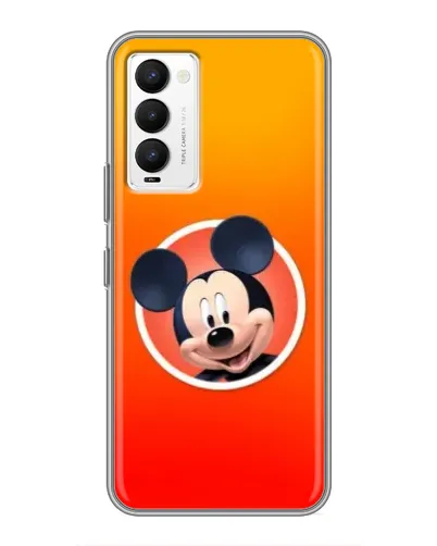 Чехол для TECNO Camon 18 / Camon 18P с картинкой «Mickey в круге»