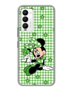 Чехол для TECNO Camon 18 / Camon 18P с картинкой «Mickey в клетку»