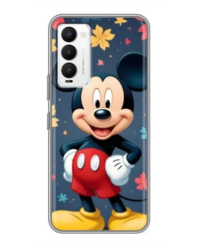 Чехол для TECNO Camon 18 / Camon 18P с картинкой «Осенний Mickey Mouse»
