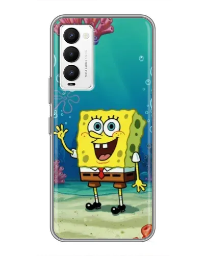 Чехол для TECNO Camon 18 / Camon 18P с картинкой «Подводный привет» Чехол для TECNO Camon 18 / Camon 18P с картинкой «Подводный привет»