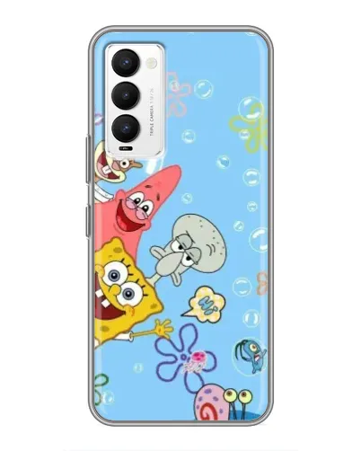 Чехол для TECNO Camon 18 / Camon 18P с картинкой «Веселые пузырьки» Чехол для TECNO Camon 18 / Camon 18P с картинкой «Веселые пузырьки»