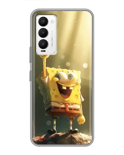 Чехол для TECNO Camon 18 / Camon 18P с картинкой «Сияющий Спанч Боб» Чехол для TECNO Camon 18 / Camon 18P с картинкой «Сияющий Спанч Боб»