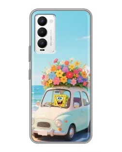 Чехол для TECNO Camon 18 / Camon 18P с картинкой «Автомобильное путешествие»