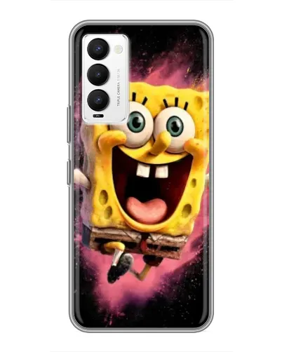 Чехол для TECNO Camon 18 / Camon 18P с картинкой «Взрывной Спанч Боб» Чехол для TECNO Camon 18 / Camon 18P с картинкой «Взрывной Спанч Боб»