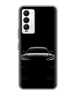 Чехол для TECNO Camon 18 / Camon 18P с картинкой «Силуэт Tesla Night» Чехол для TECNO Camon 18 / Camon 18P с картинкой «Силуэт Tesla Night»