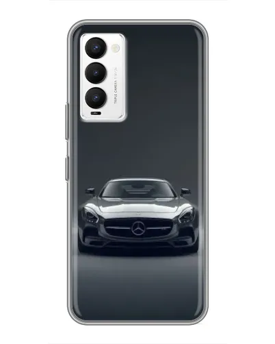 Чехол для TECNO Camon 18 / Camon 18P с картинкой «Mercedes на черном» Чехол для TECNO Camon 18 / Camon 18P с картинкой «Mercedes на черном»