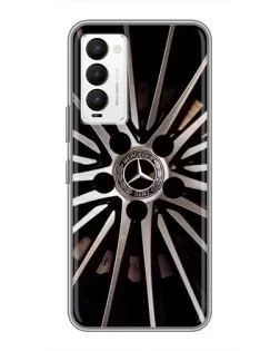 Чехол для TECNO Camon 18 / Camon 18P с картинкой «Диск Mercedes»
