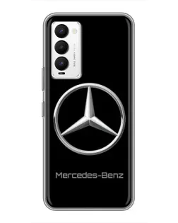 Чехол для TECNO Camon 18 / Camon 18P с картинкой «Mercedes Silver Logo»