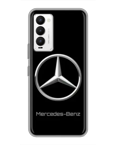 Чехол для TECNO Camon 18 / Camon 18P с картинкой «Mercedes Silver Logo» Чехол для TECNO Camon 18 / Camon 18P с картинкой «Mercedes Silver Logo»