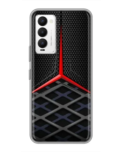 Чехол для TECNO Camon 18 / Camon 18P с картинкой «Mercedes Carbon Grid» Чехол для TECNO Camon 18 / Camon 18P с картинкой «Mercedes Carbon Grid»