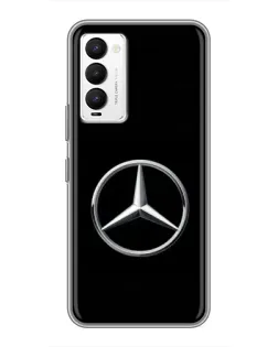 Чехол для TECNO Camon 18 / Camon 18P с картинкой «Mercedes классический лого»