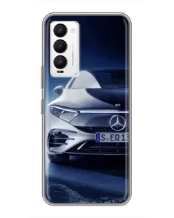Чехол для TECNO Camon 18 / Camon 18P с картинкой «Mercedes EQ — будущее»