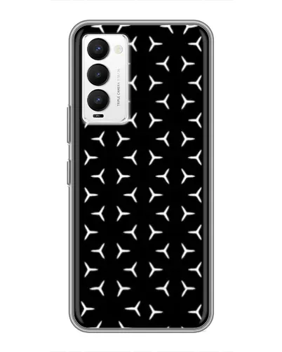 Чехол для TECNO Camon 18 / Camon 18P с картинкой «Mercedes паттерн звезд» Чехол для TECNO Camon 18 / Camon 18P с картинкой «Mercedes паттерн звезд»