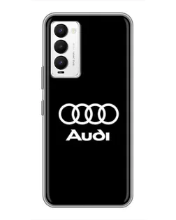 Чехол для TECNO Camon 18 / Camon 18P с картинкой «Классическое лого Audi» Чехол для TECNO Camon 18 / Camon 18P с картинкой «Классическое лого Audi»